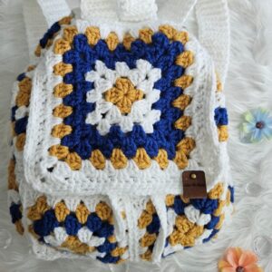 The Cozy Carryall Backpack - Santorini Summer